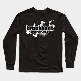 BREAKBEAT - Breaks For Life Y2K (white) Long Sleeve T-Shirt